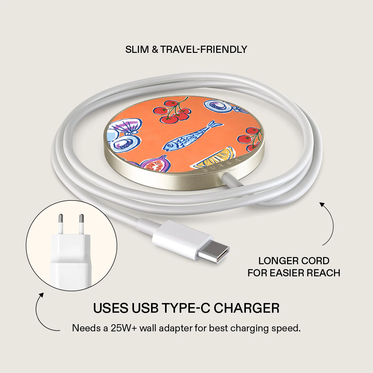 Sunset Dinner - Magnetic Wireless Charger - Image 3