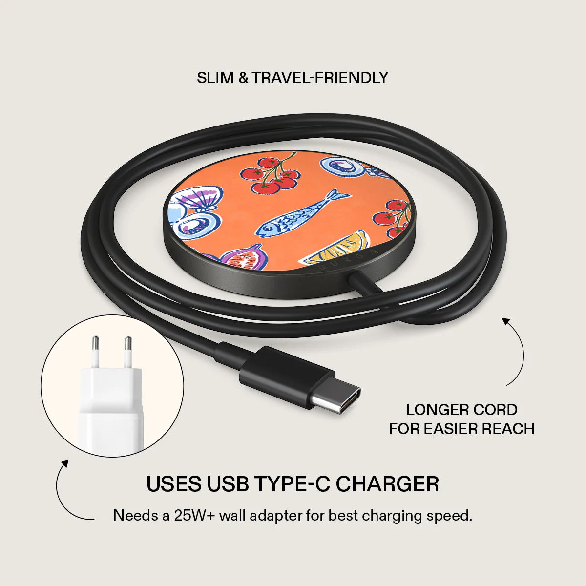 Sunset Dinner - Magnetic Wireless Charger - Image 6