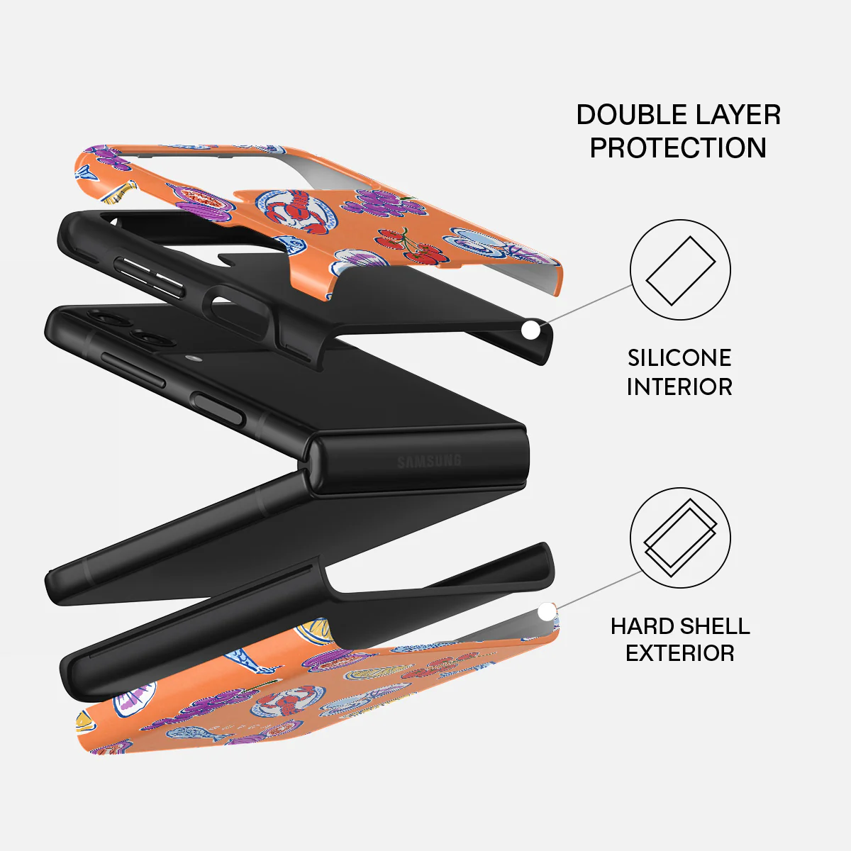 Sunset Dinner - Samsung Galaxy Z Flip 3 Case - Image 2