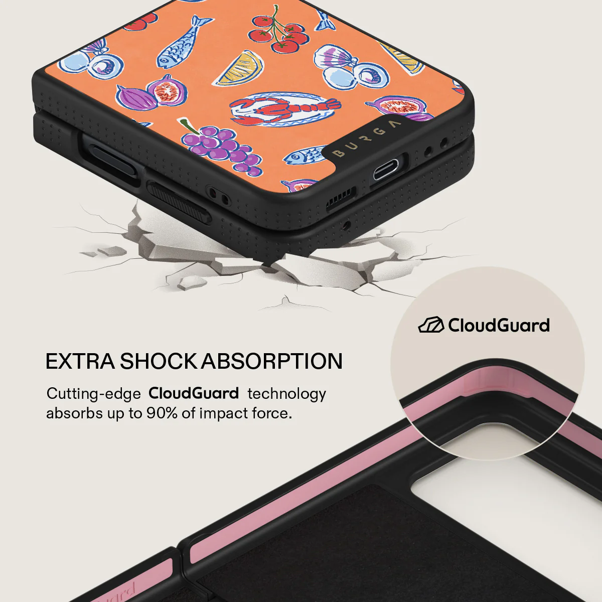 Sunset Dinner - Samsung Galaxy Z Flip 4 Case - Image 16