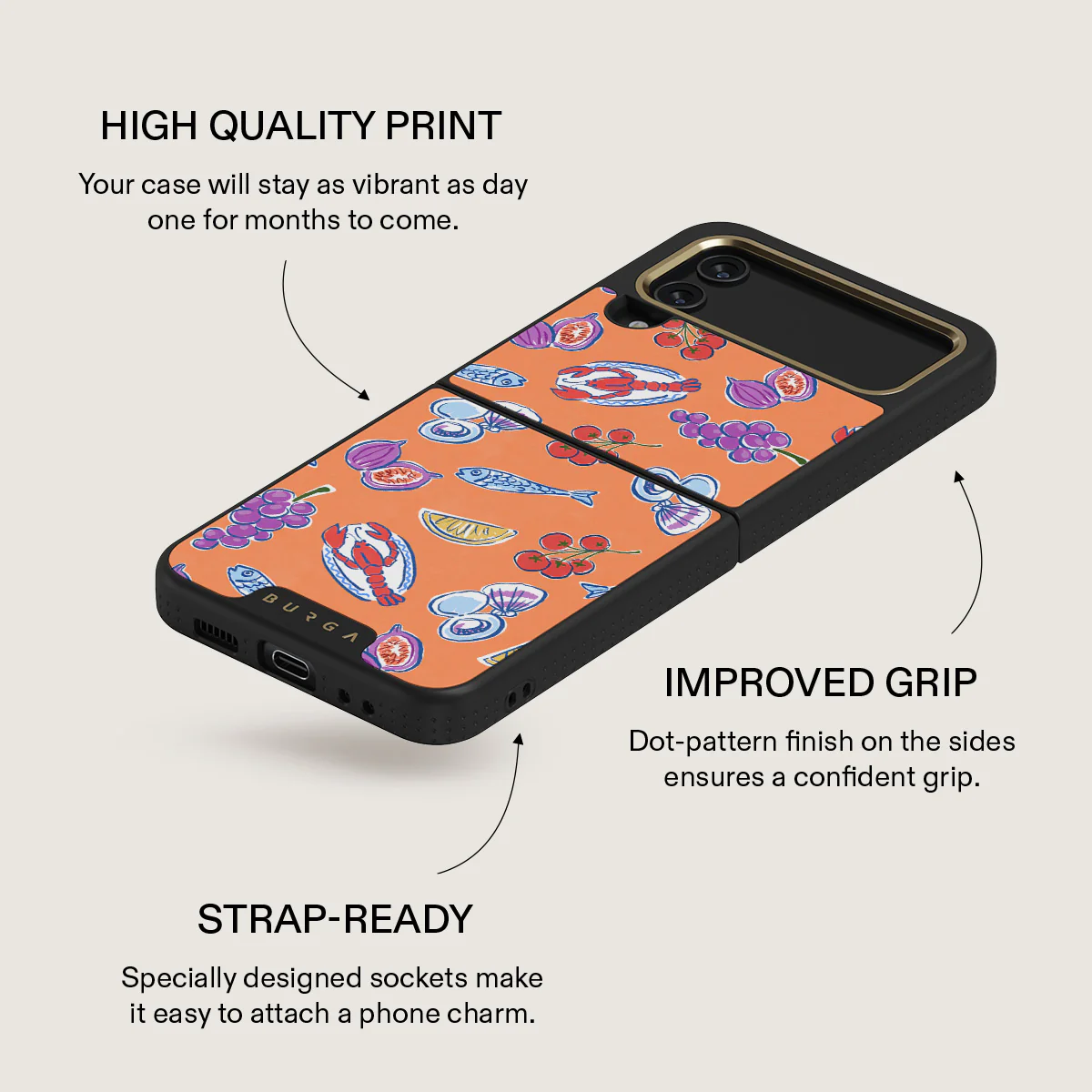 Sunset Dinner - Samsung Galaxy Z Flip 4 Case - Image 18