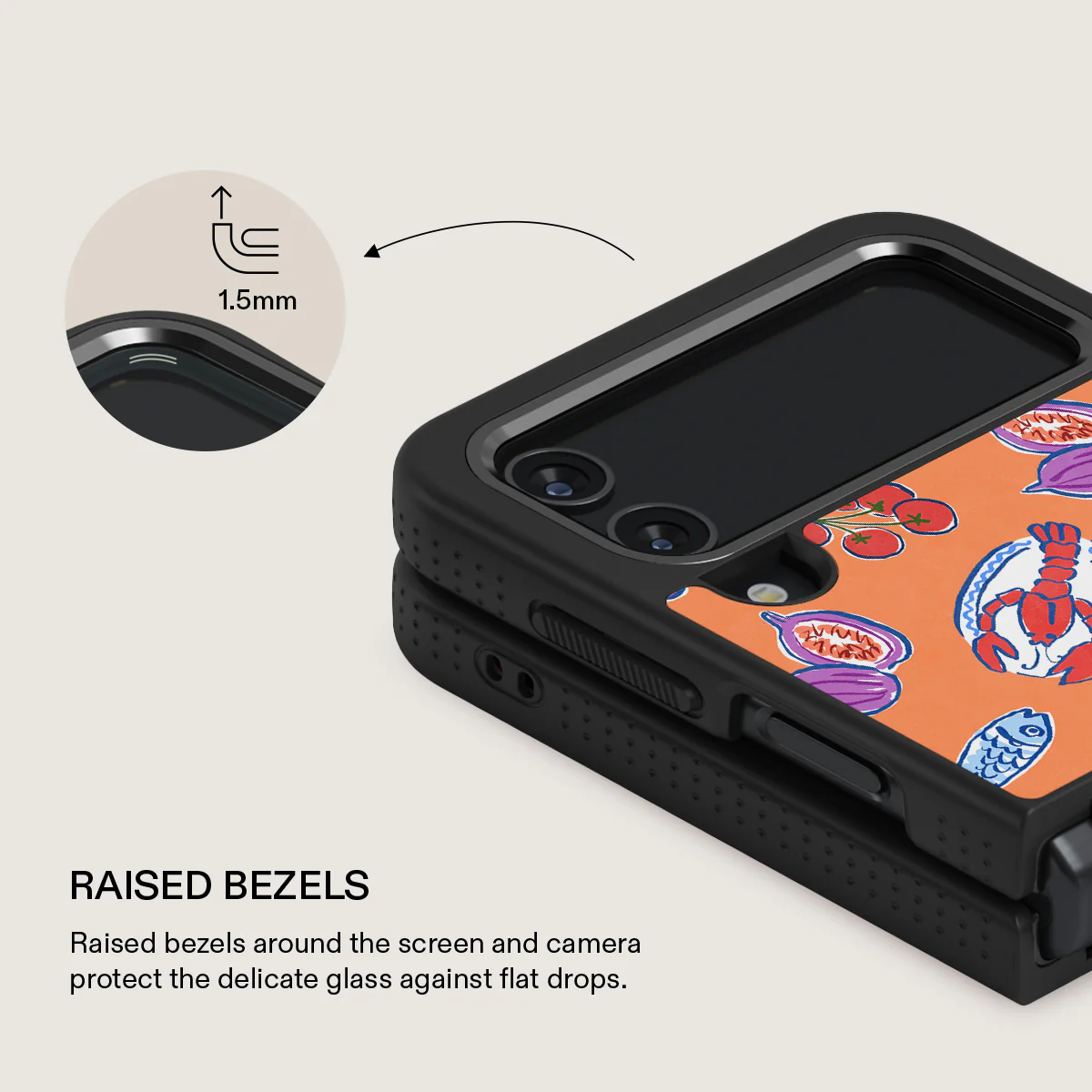 Sunset Dinner - Samsung Galaxy Z Flip 4 Case - Image 23