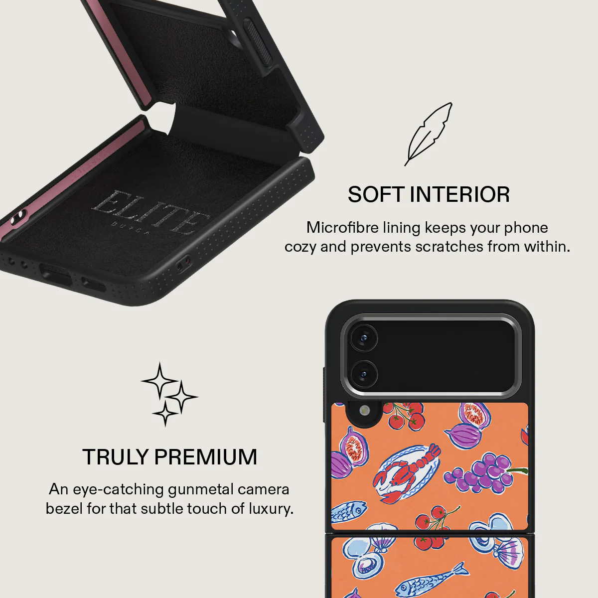 Sunset Dinner - Samsung Galaxy Z Flip 4 Case - Image 25