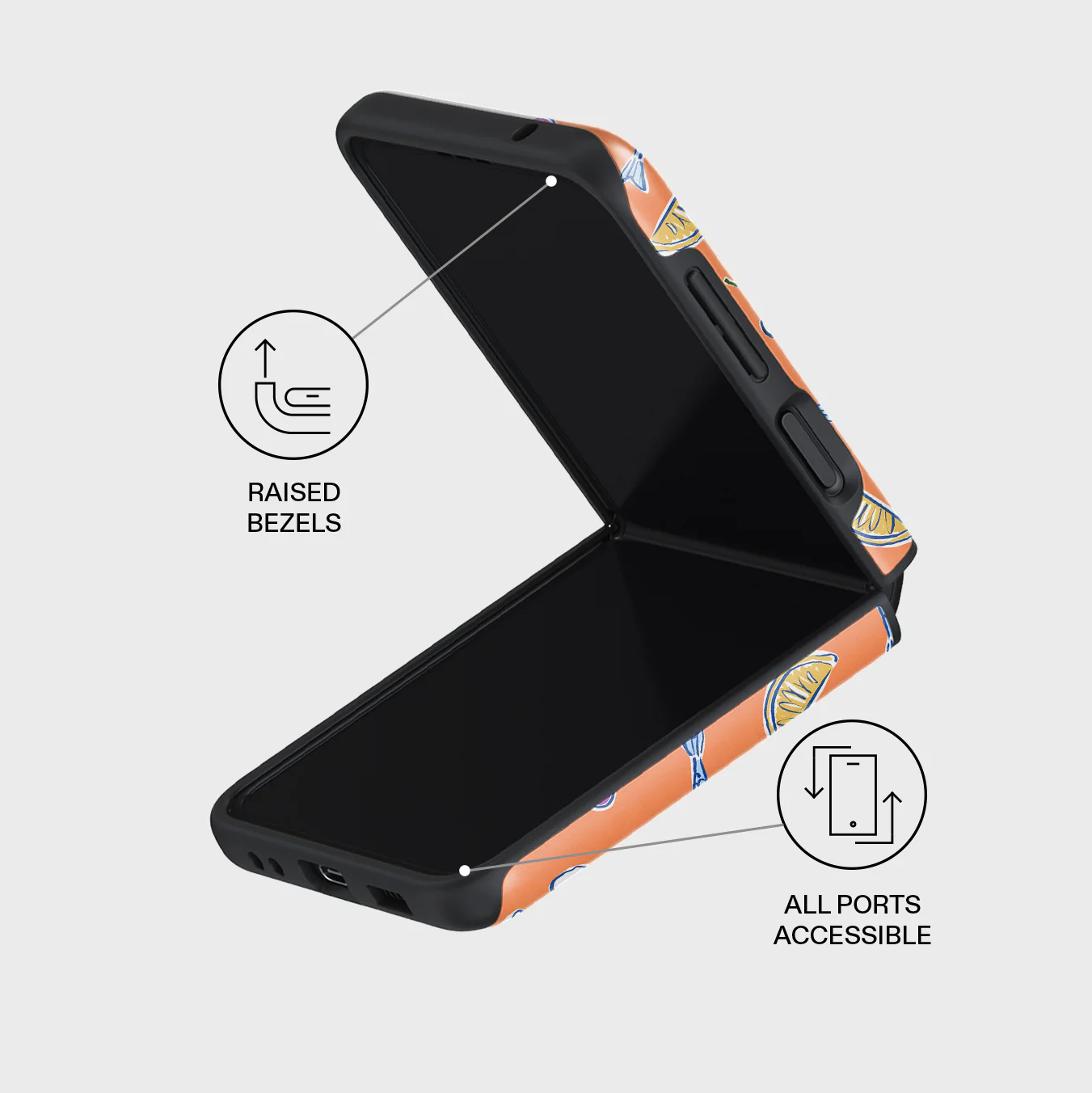 Sunset Dinner - Samsung Galaxy Z Flip 4 Case - Image 9