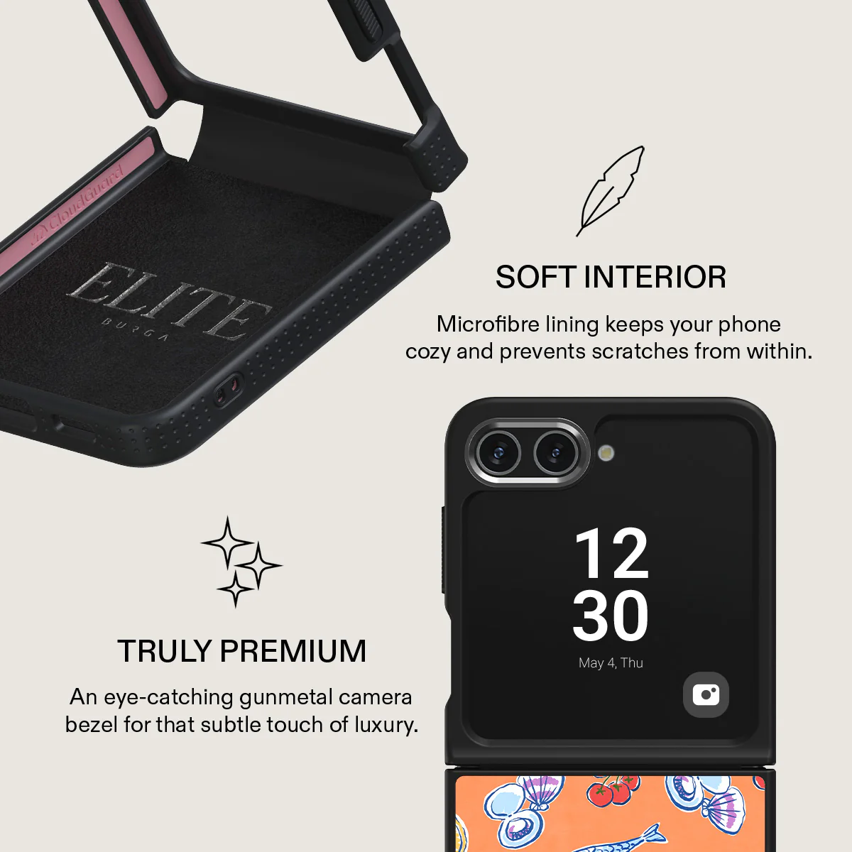 Sunset Dinner - Samsung Galaxy Z Flip 5 Case - Image 20