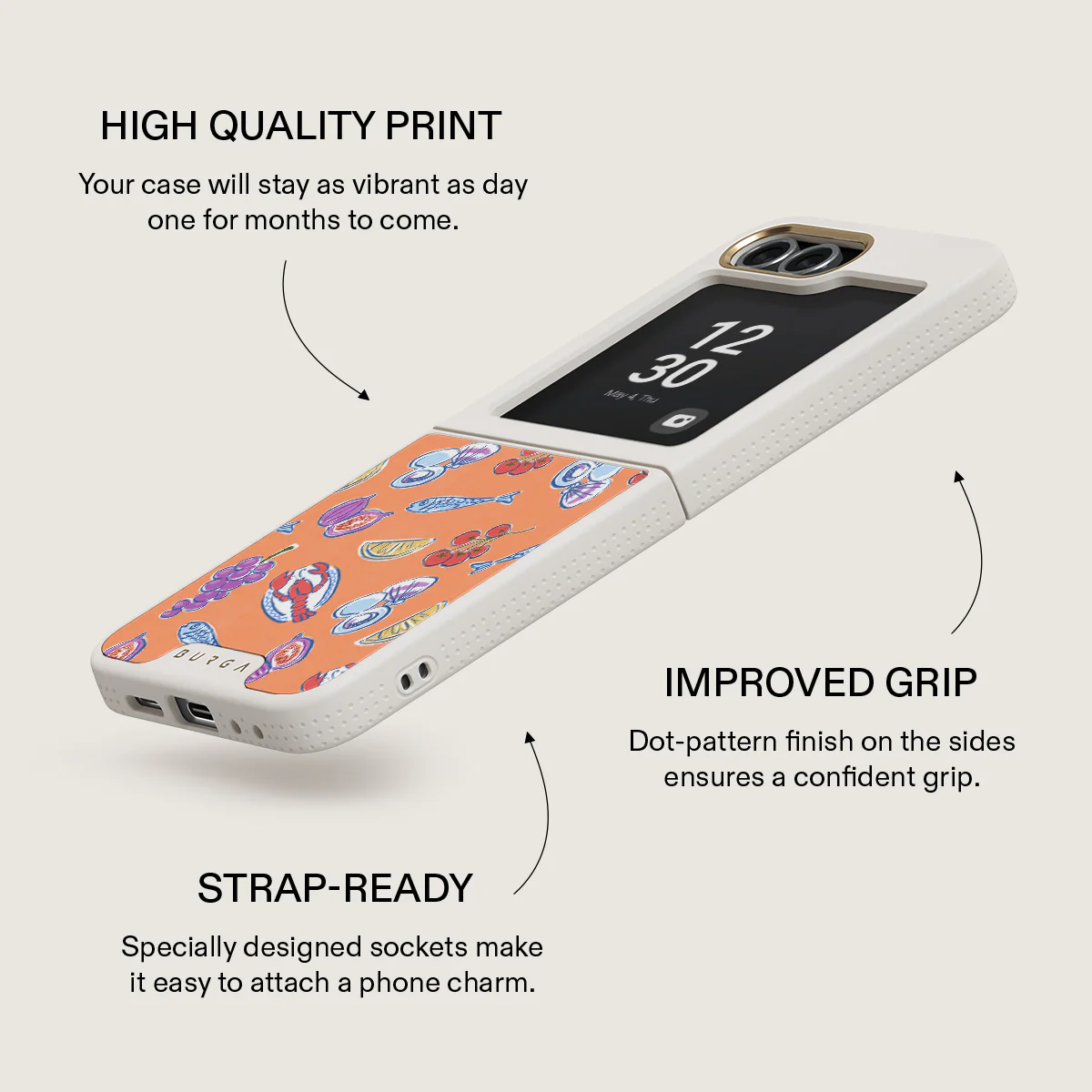 Sunset Dinner - Samsung Galaxy Z Flip 6 Case - Image 24