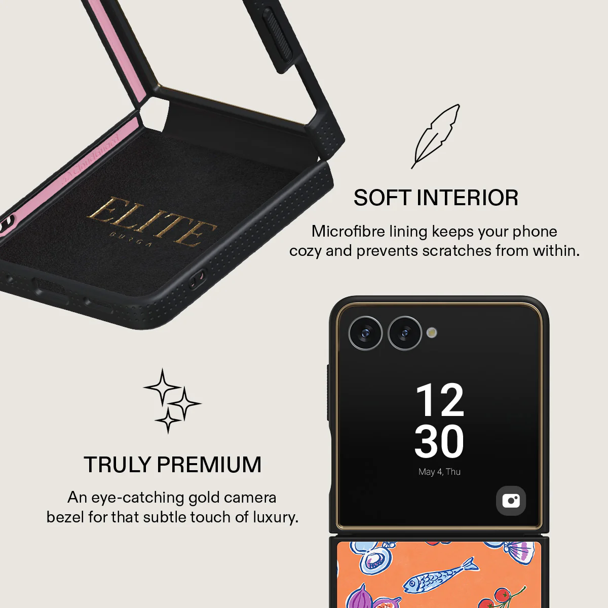 Sunset Dinner - Samsung Galaxy Z Flip 7 Case - Image 10