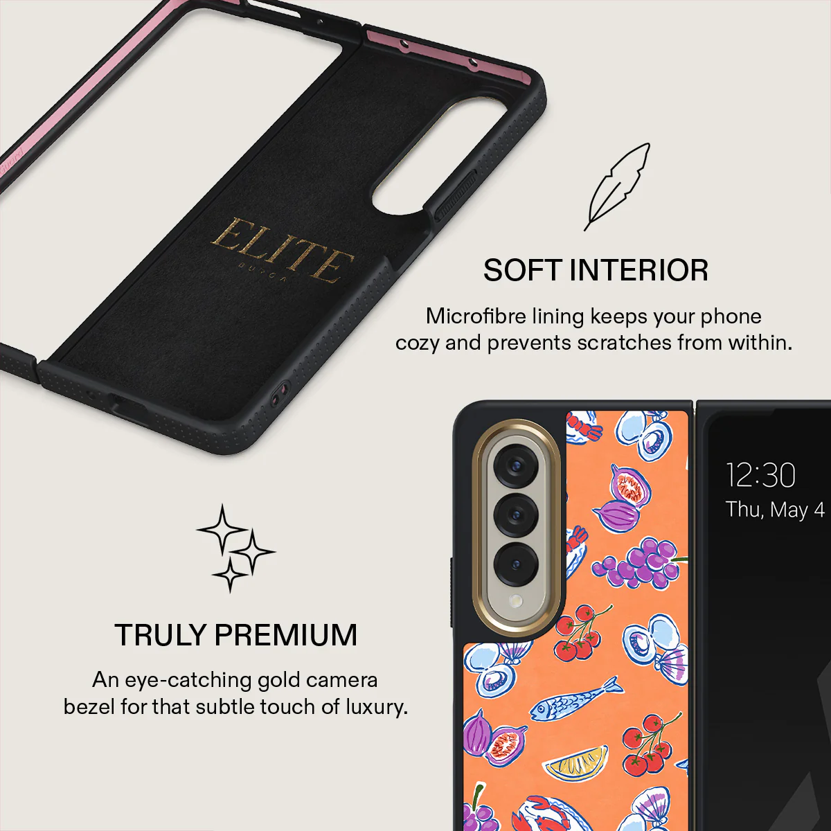 Sunset Dinner - Samsung Galaxy Z Fold 4 Case - Image 11