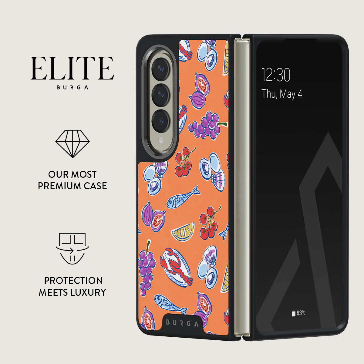 Sunset Dinner - Samsung Galaxy Z Fold 4 Case - Image 14