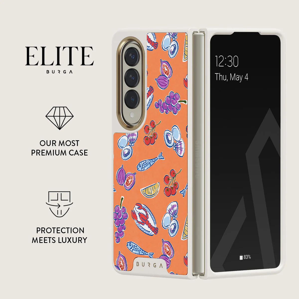 Sunset Dinner - Samsung Galaxy Z Fold 4 Case - Image 21