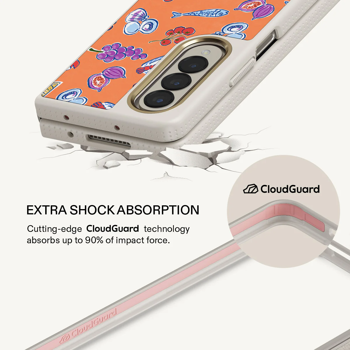 Sunset Dinner - Samsung Galaxy Z Fold 4 Case - Image 22