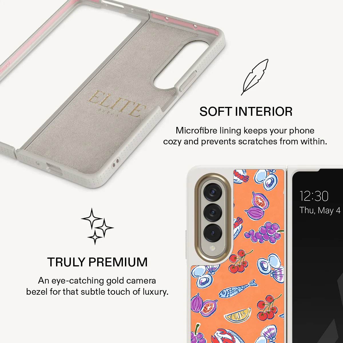 Sunset Dinner - Samsung Galaxy Z Fold 4 Case - Image 25