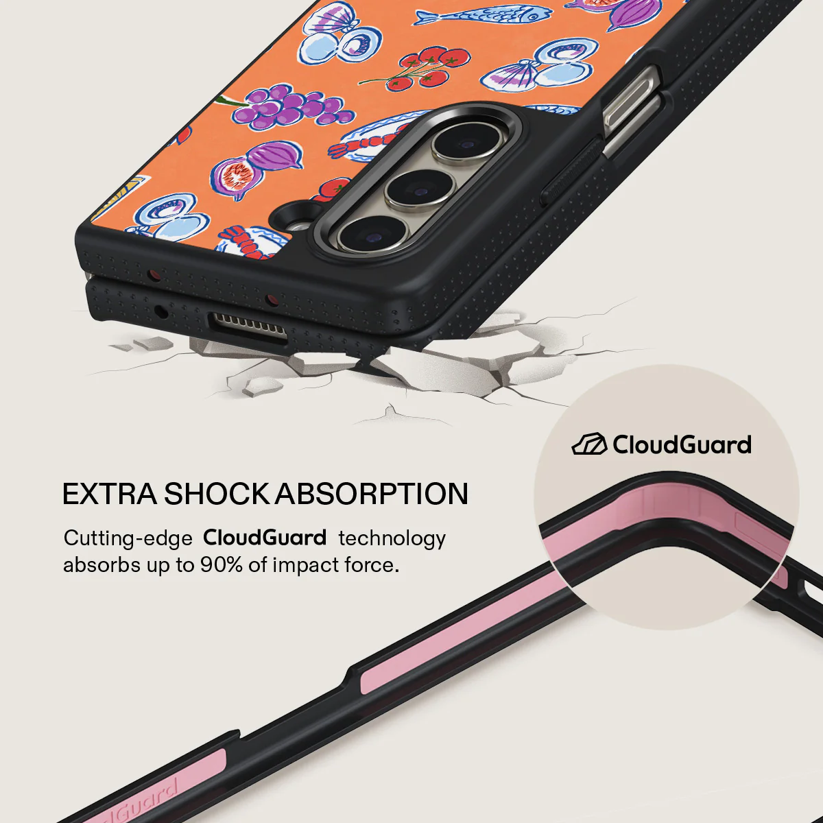 Sunset Dinner - Samsung Galaxy Z Fold 5 Case - Image 10