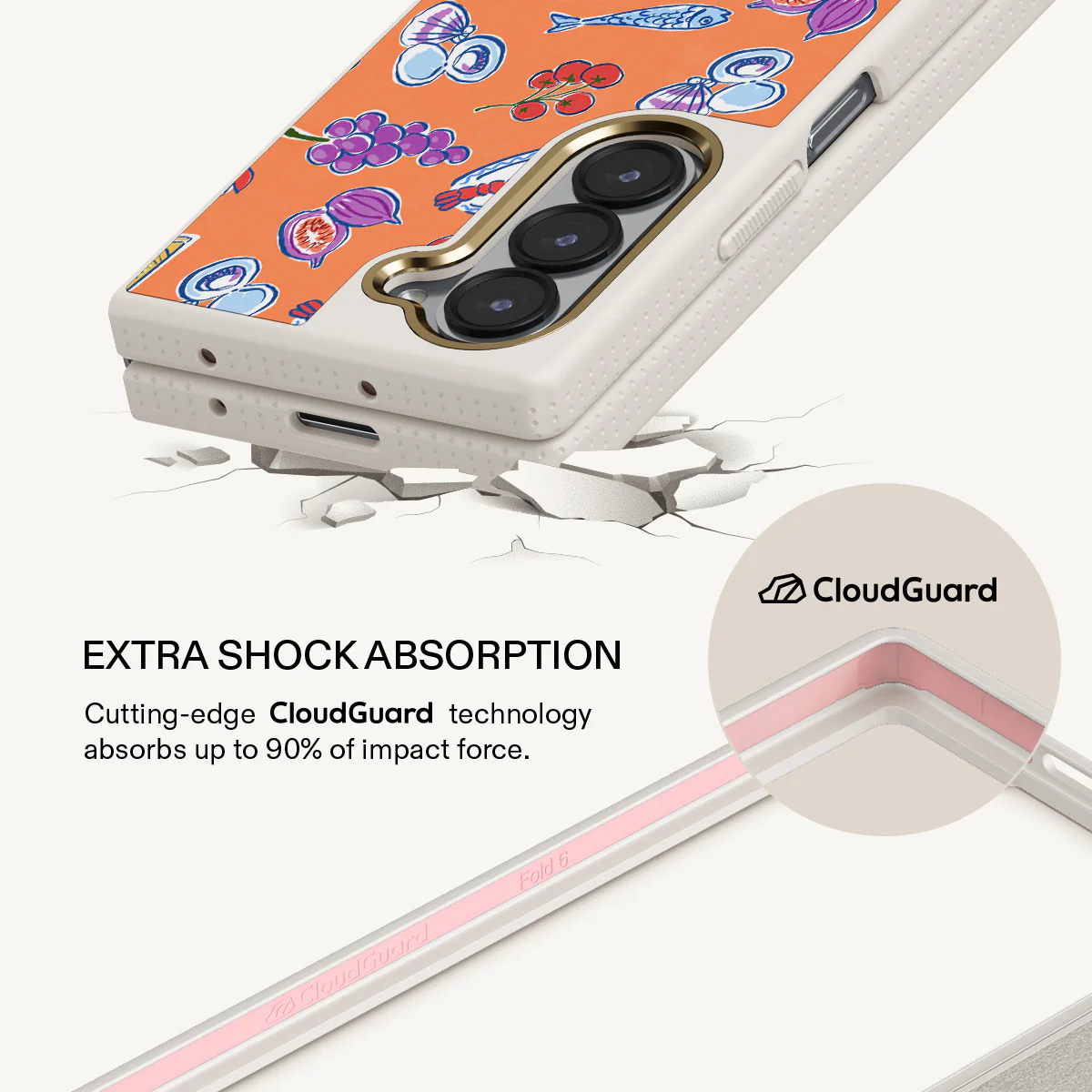 Sunset Dinner - Samsung Galaxy Z Fold 6 Case - Image 17