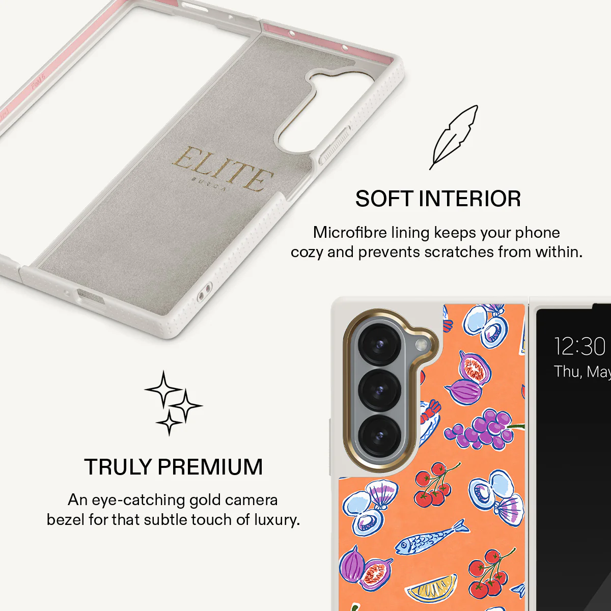 Sunset Dinner - Samsung Galaxy Z Fold 6 Case - Image 20