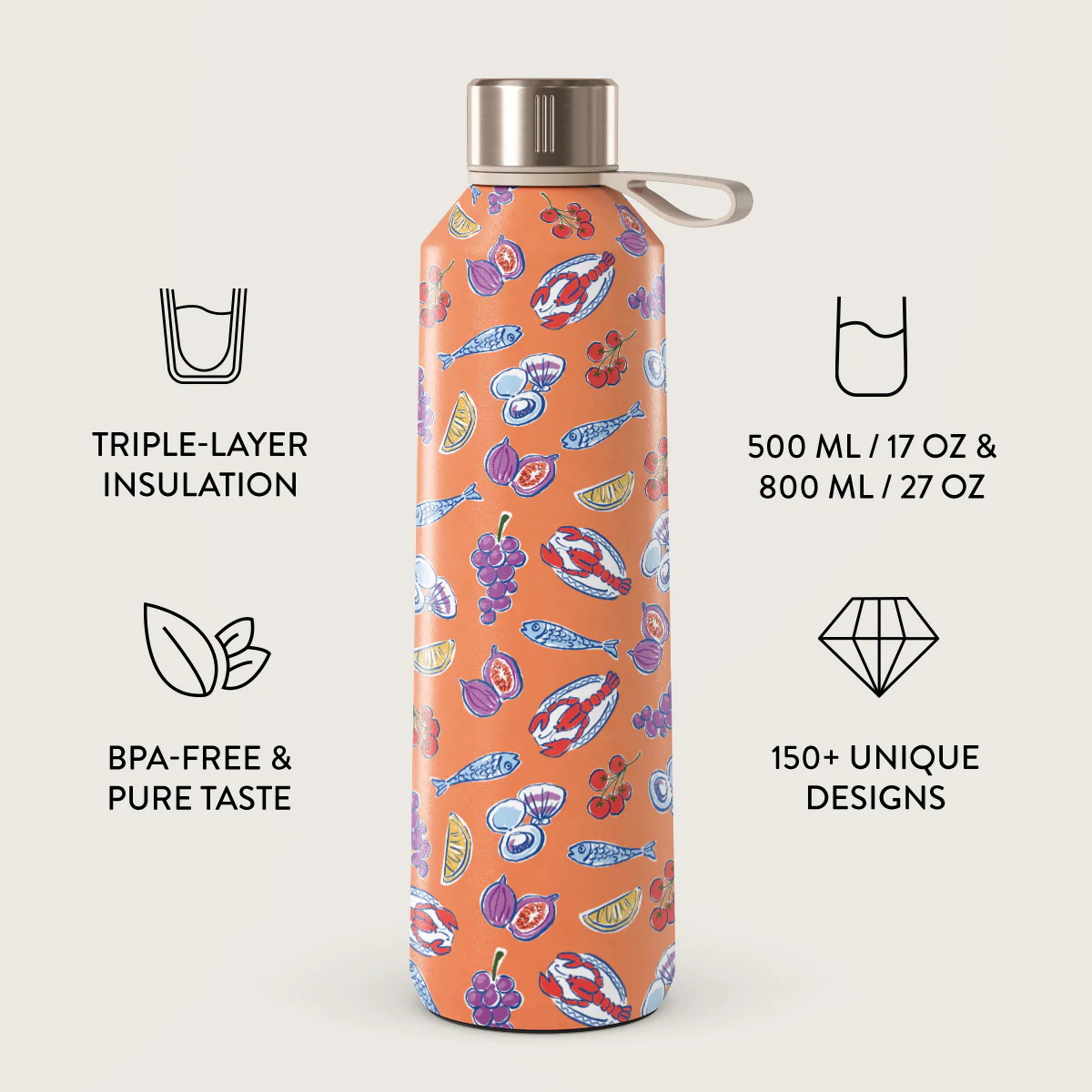 Sunset Dinner - Water Bottle - Image 3
