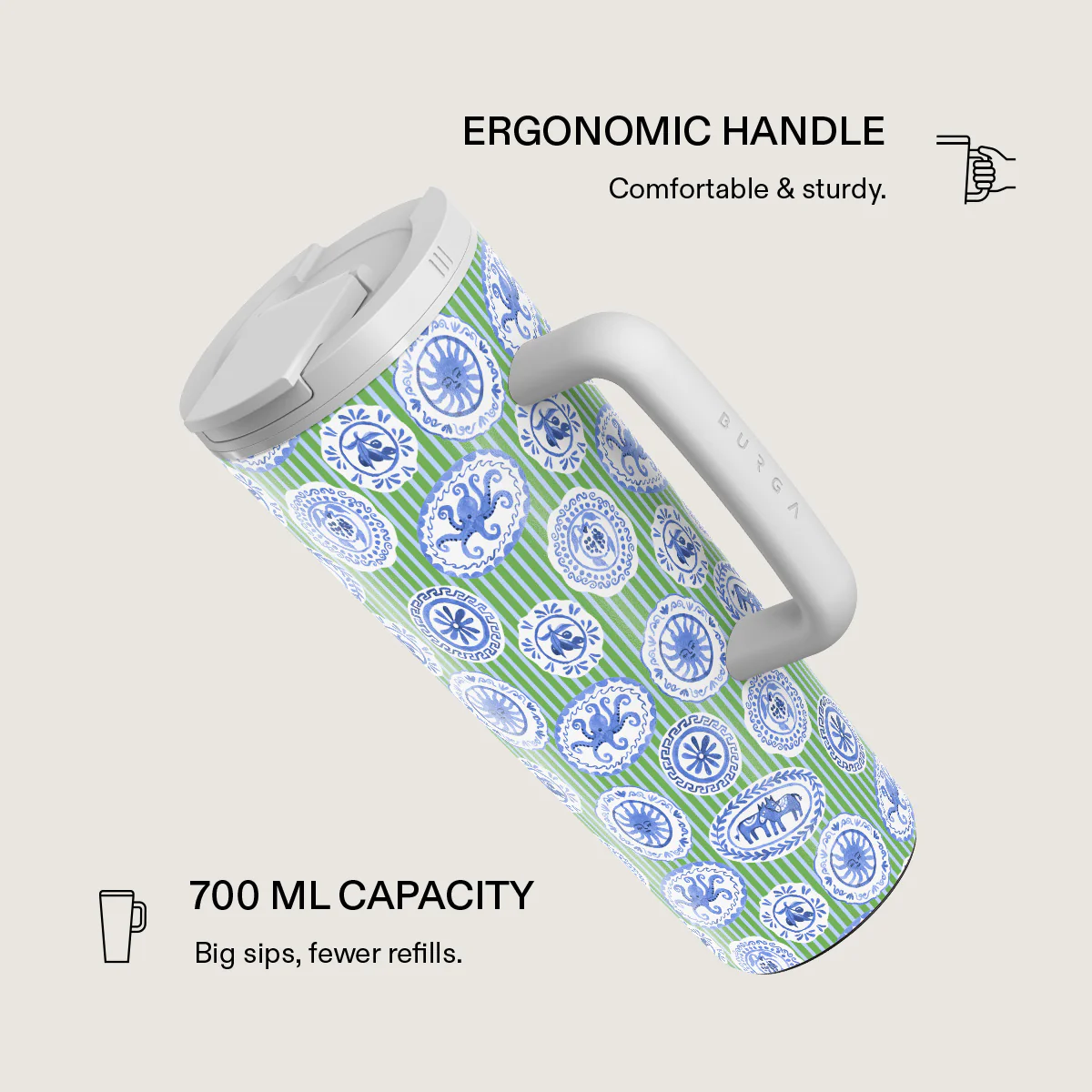 Taverna - EasyGrip Travel Mug - Image 2