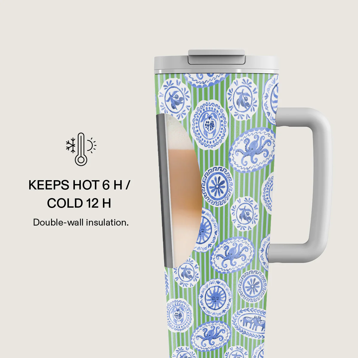 Taverna - EasyGrip Travel Mug - Image 4