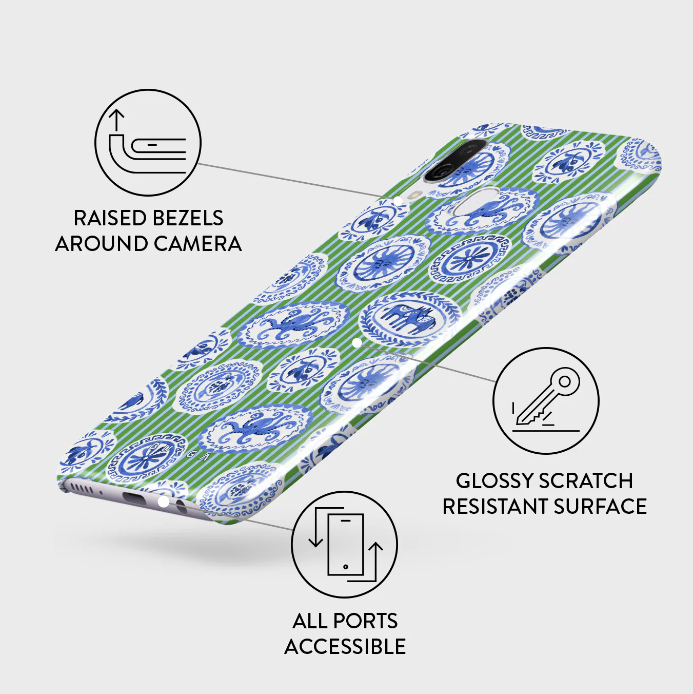 Taverna - Samsung Galaxy A40 Case - Image 3