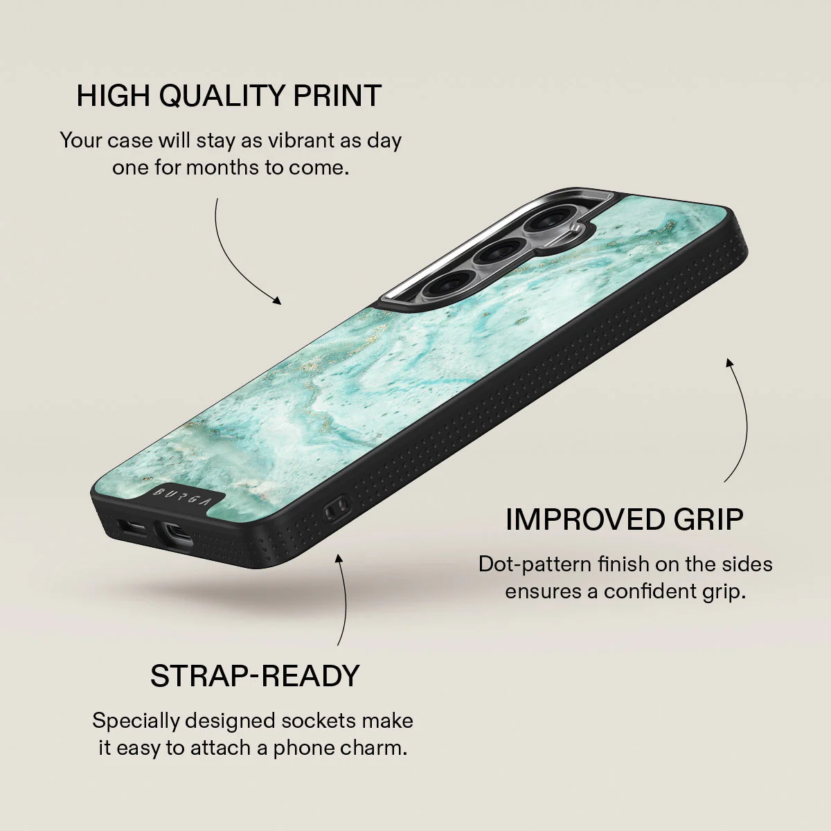 Uluwatu Waves - Teal Samsung Galaxy S26 Case - Image 23