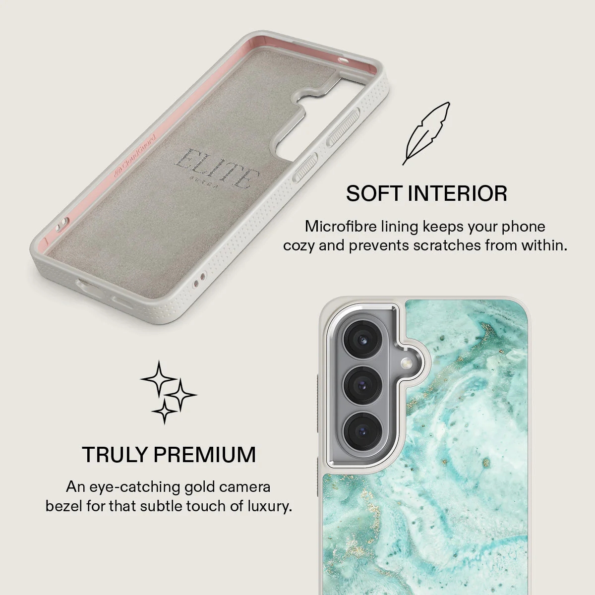 Uluwatu Waves - Teal Samsung Galaxy S26 Case - Image 38