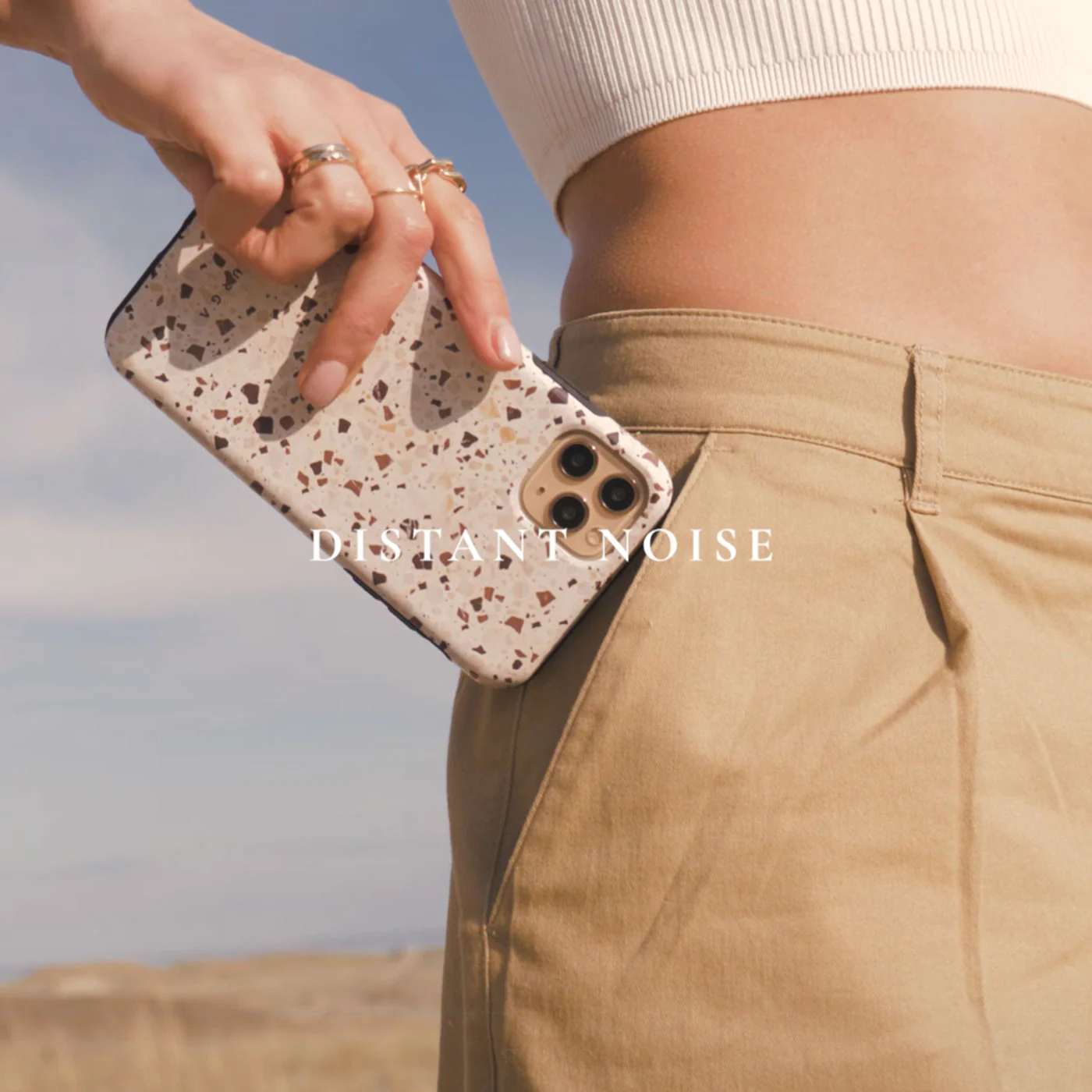 Distant Noise - Terazzo Samsung Galaxy A37 5G Case - Image 5