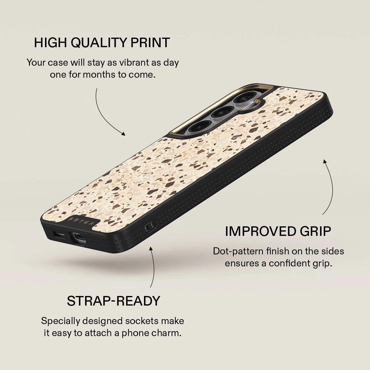 Distant Noise - Terazzo Samsung Galaxy S26 Case - Image 9