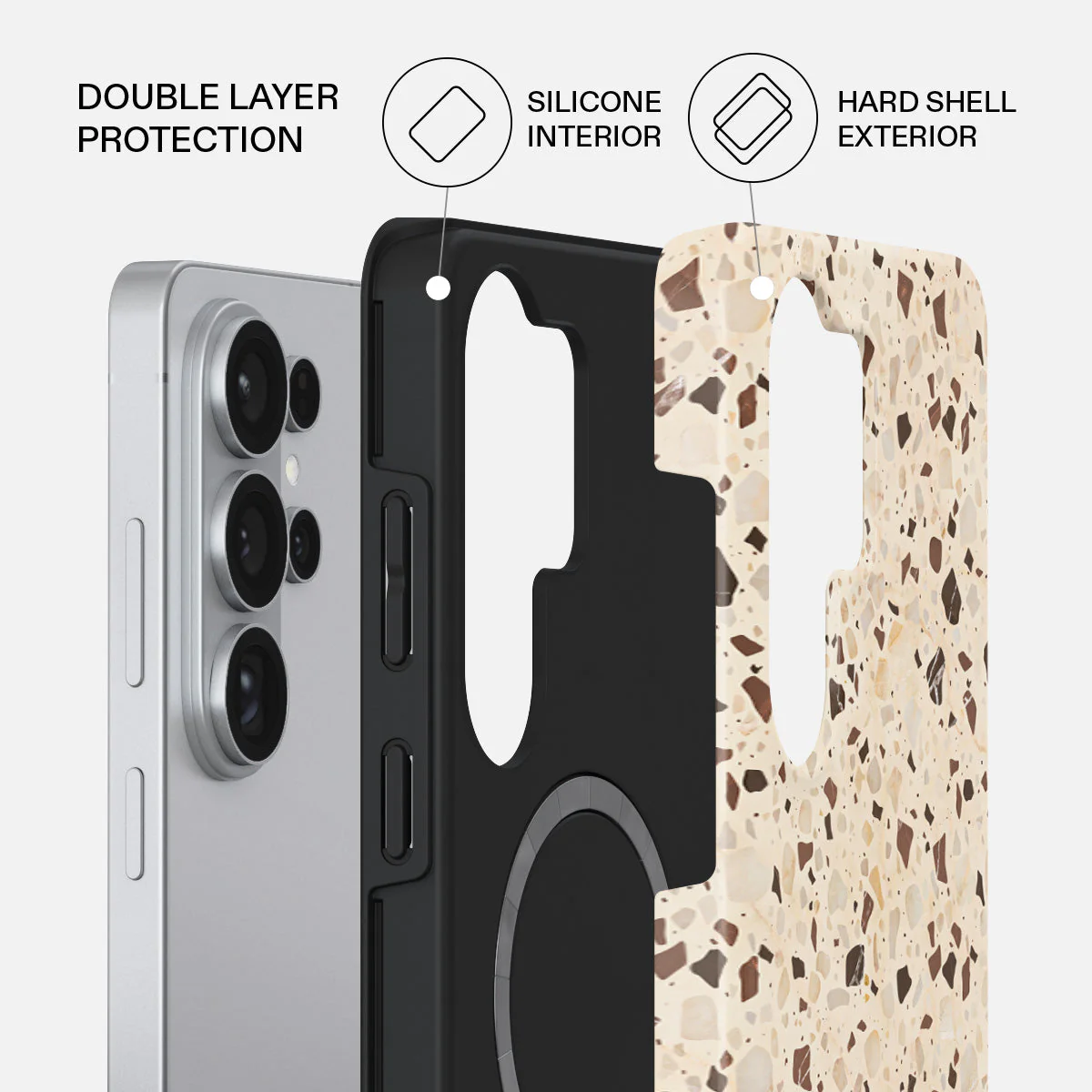 Distant Noise - Terazzo Samsung Galaxy S26 Ultra Case - Image 2