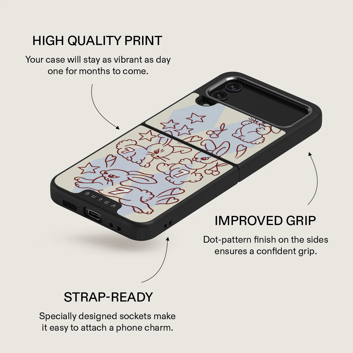 Triple Seven - Samsung Galaxy Z Flip 4 Case - Image 24