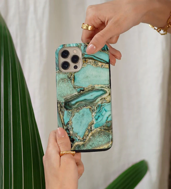 Ubud Jungle - Turquoise Samsung Galaxy A37 5G Case - Image 5