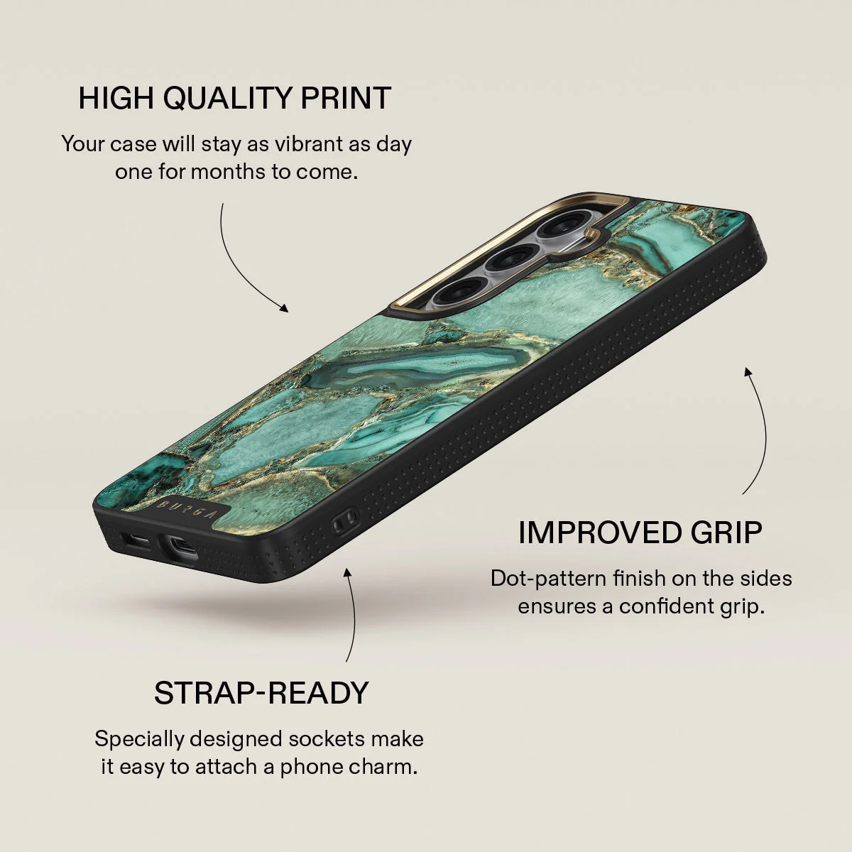 Ubud Jungle - Turquoise Samsung Galaxy S26 Case - Image 9