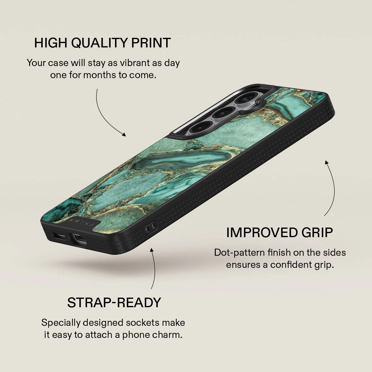 Ubud Jungle - Turquoise Samsung Galaxy S26 Plus Case - Image 16