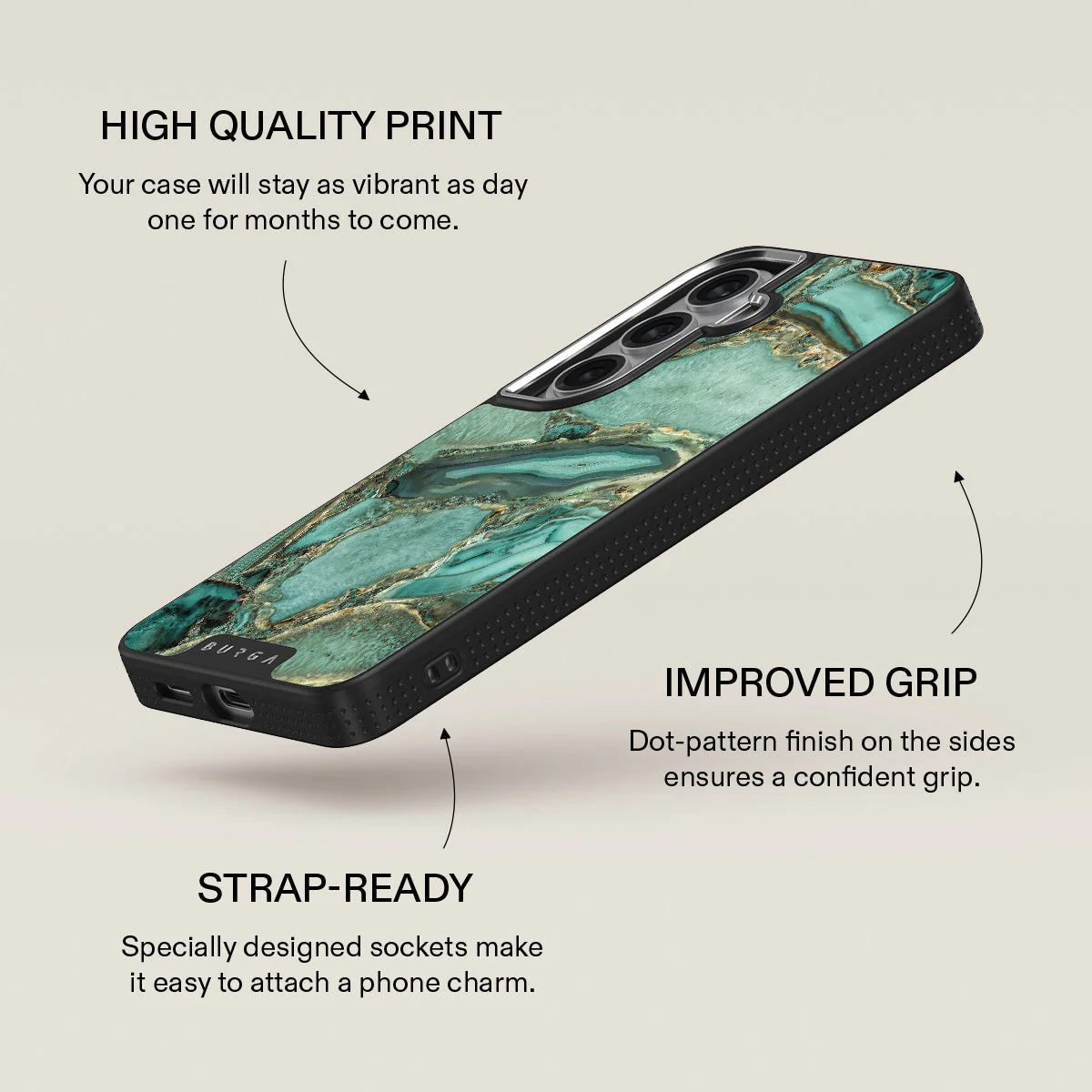 Ubud Jungle - Turquoise Samsung Galaxy S26 Plus Case - Image 23
