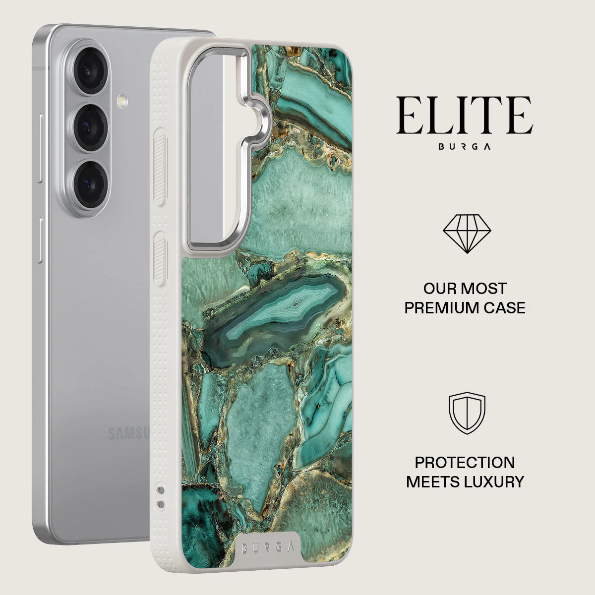 Ubud Jungle - Turquoise Samsung Galaxy S26 Plus Case - Image 34