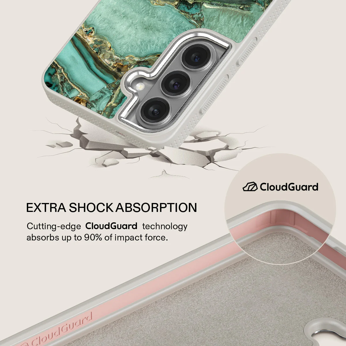 Ubud Jungle - Turquoise Samsung Galaxy S26 Plus Case - Image 35
