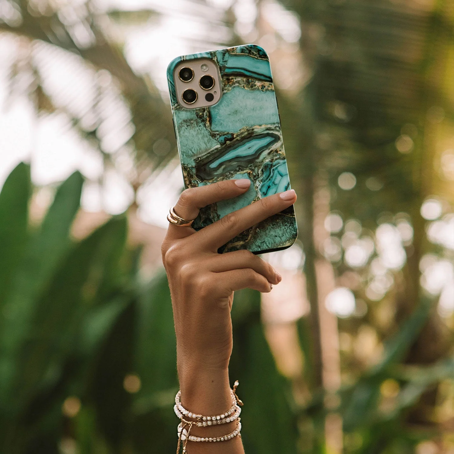 Ubud Jungle - Turquoise Samsung Galaxy S26 Ultra Case - Image 44