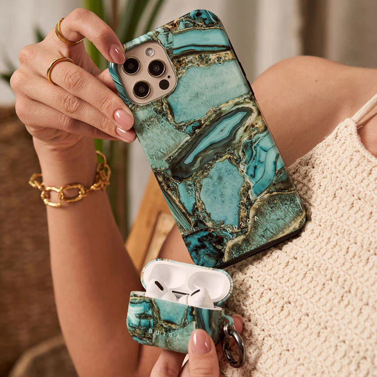 Ubud Jungle - Turquoise Samsung Galaxy S26 Ultra Case - Image 45
