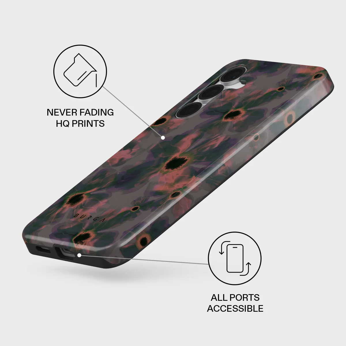 Volcanic Garden - Samsung Galaxy S25 FE Case - Image 3
