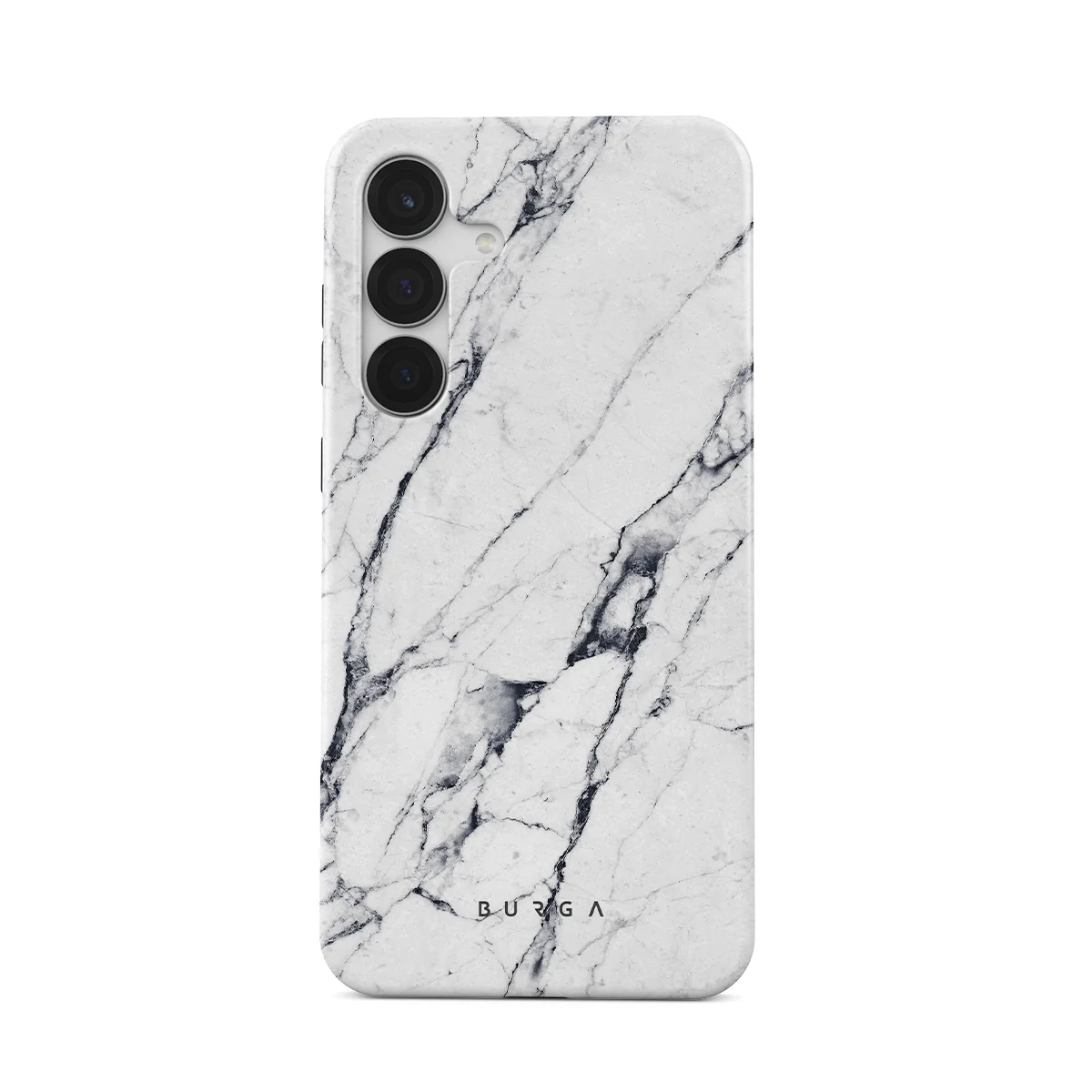 Satin White - Marble Samsung Galaxy S25 FE Case