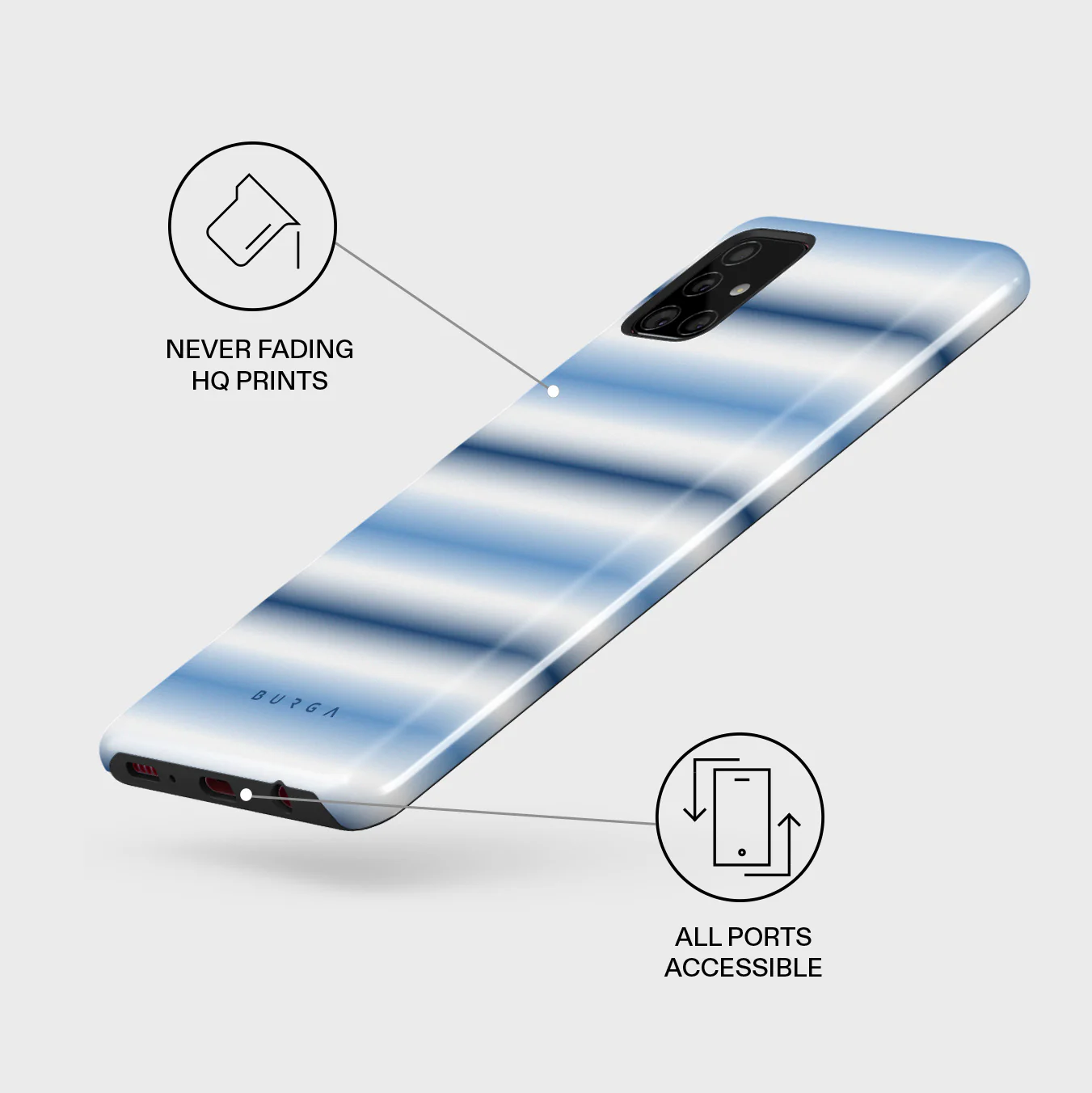 White Noise - Samsung Galaxy A51 4G Case - Image 3