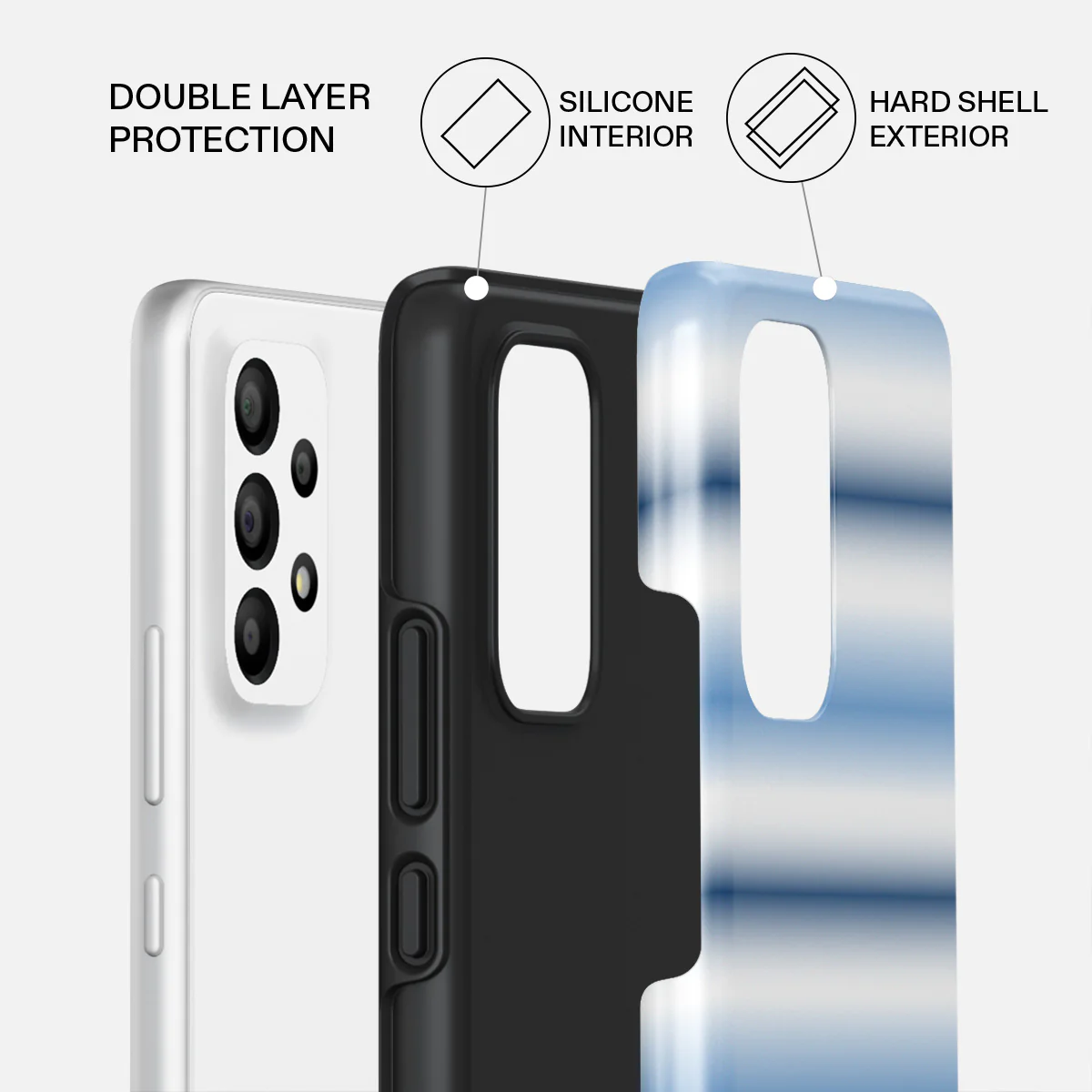 White Noise - Samsung Galaxy A53 Case - Image 2