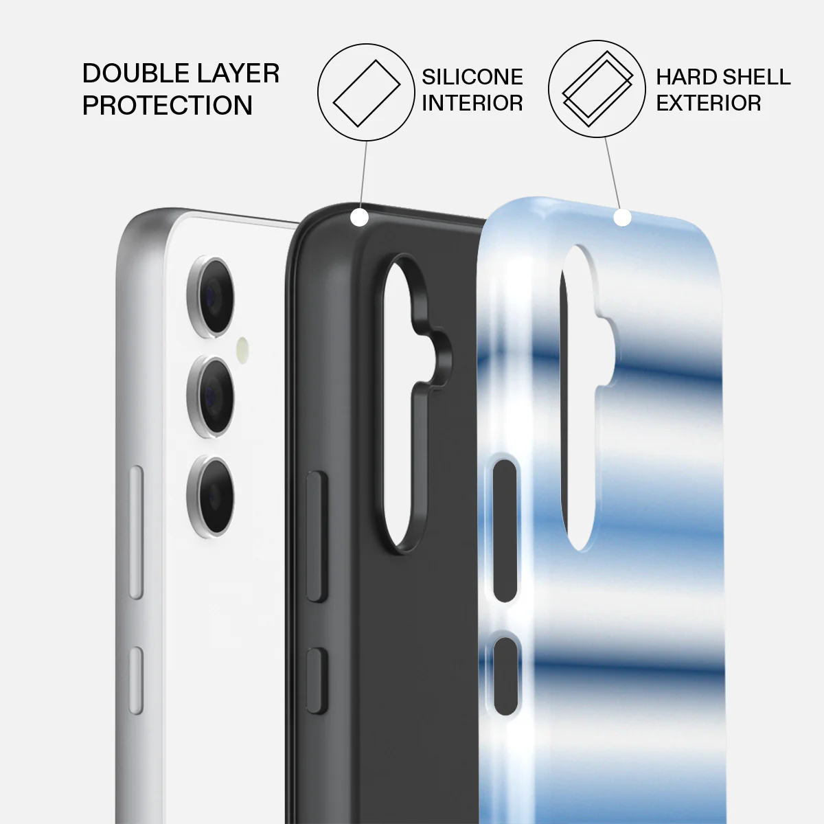 White Noise - Samsung Galaxy A54 Case - Image 2