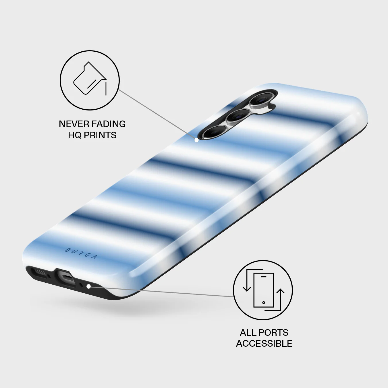 White Noise - Samsung Galaxy A54 Case - Image 3