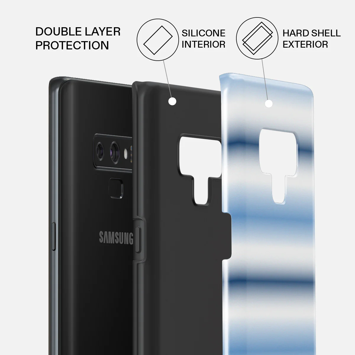 White Noise - Samsung Galaxy Note 9 Case - Image 6