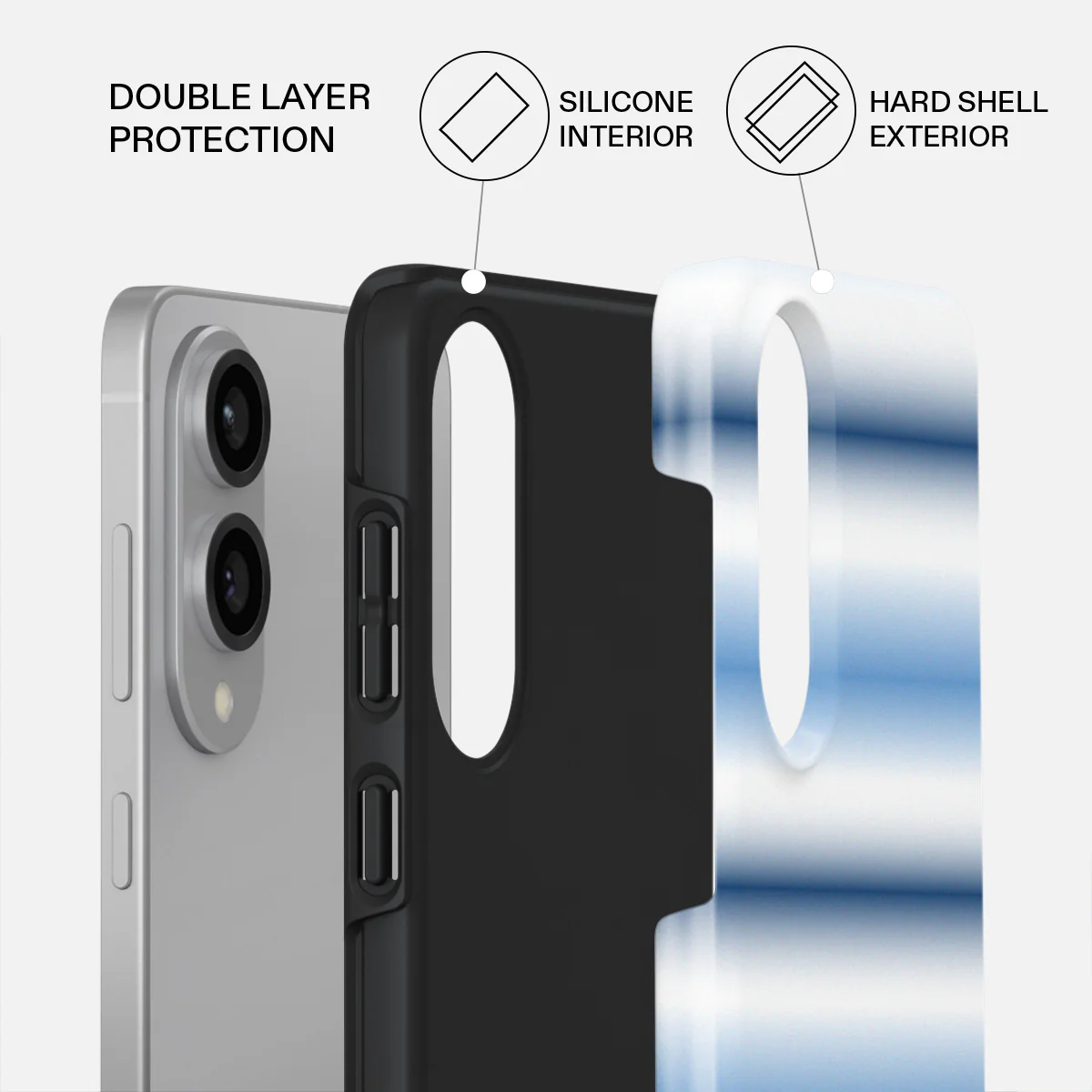 White Noise - Samsung Galaxy S25 Edge Case - Image 2