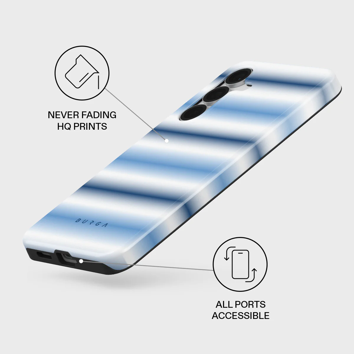 White Noise - Samsung Galaxy S25 FE Case - Image 3