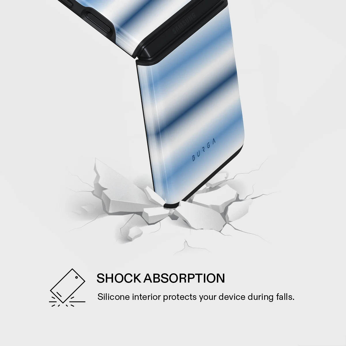 White Noise - Samsung Galaxy Z Flip 3 Case - Image 4