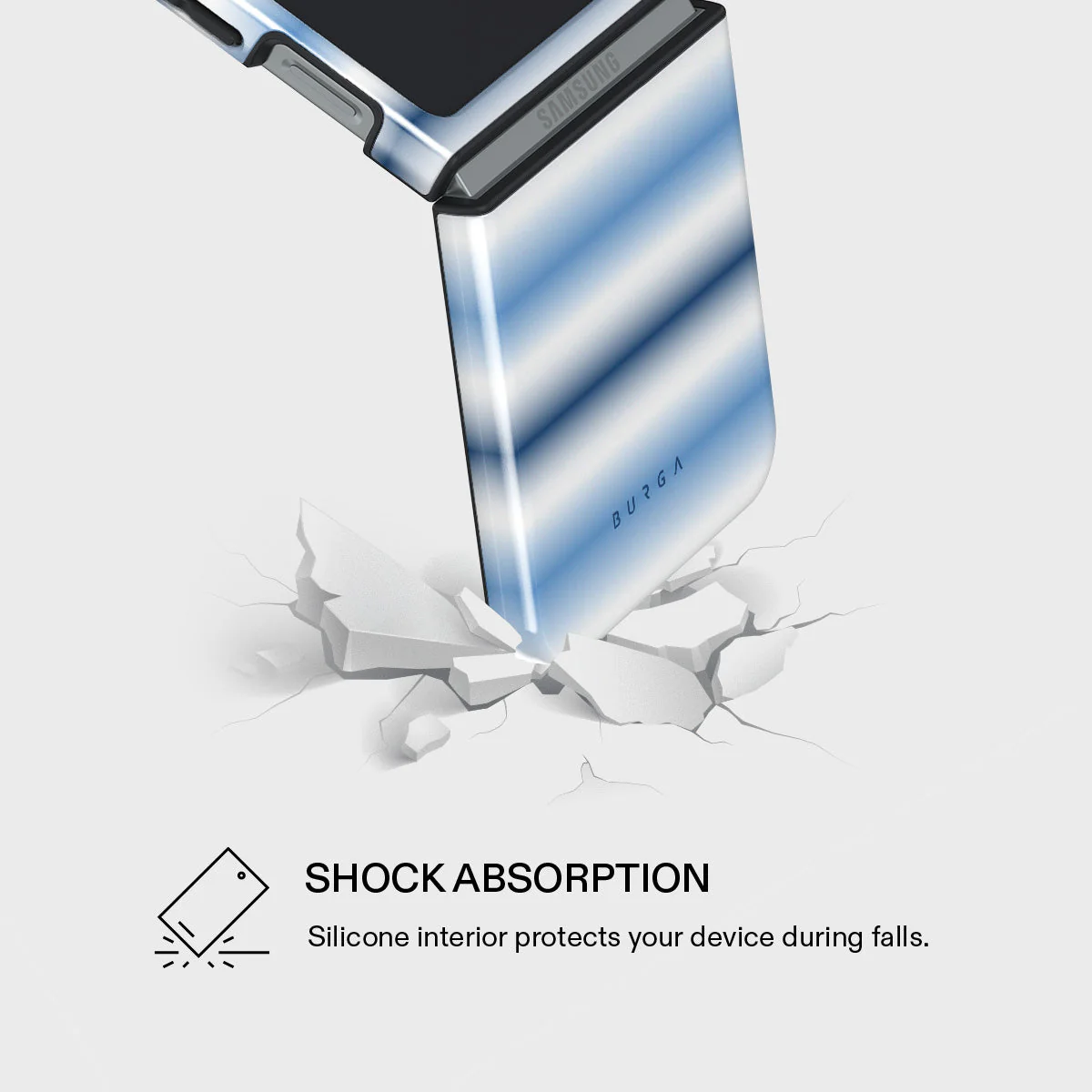White Noise - Samsung Galaxy Z Flip 6 Case - Image 4