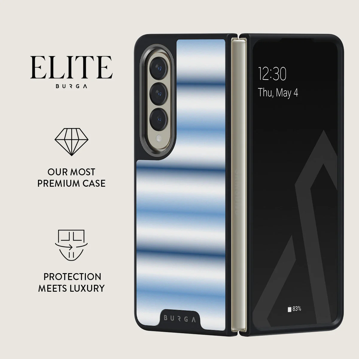 White Noise - Samsung Galaxy Z Fold 4 Case - Image 14