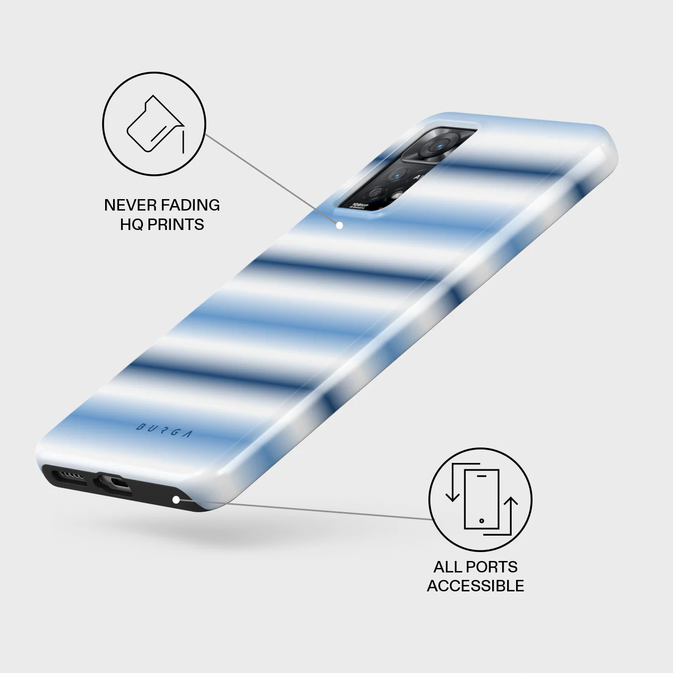 White Noise - Xiaomi Redmi Note 11 Pro Case - Image 3